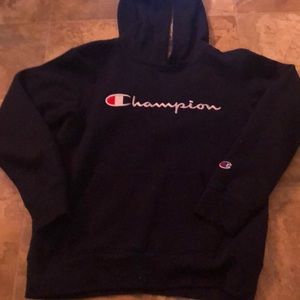 Navy Blue Champion Hoodie
